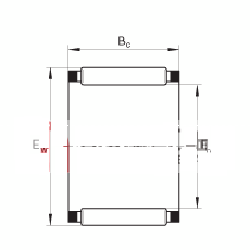 滚针及保持架组件 K22X30X15-TV, 根据 DIN 5405-1/ISO 3030 标准